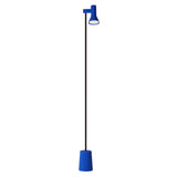 Gallery Floor Light: Cobalt + Black