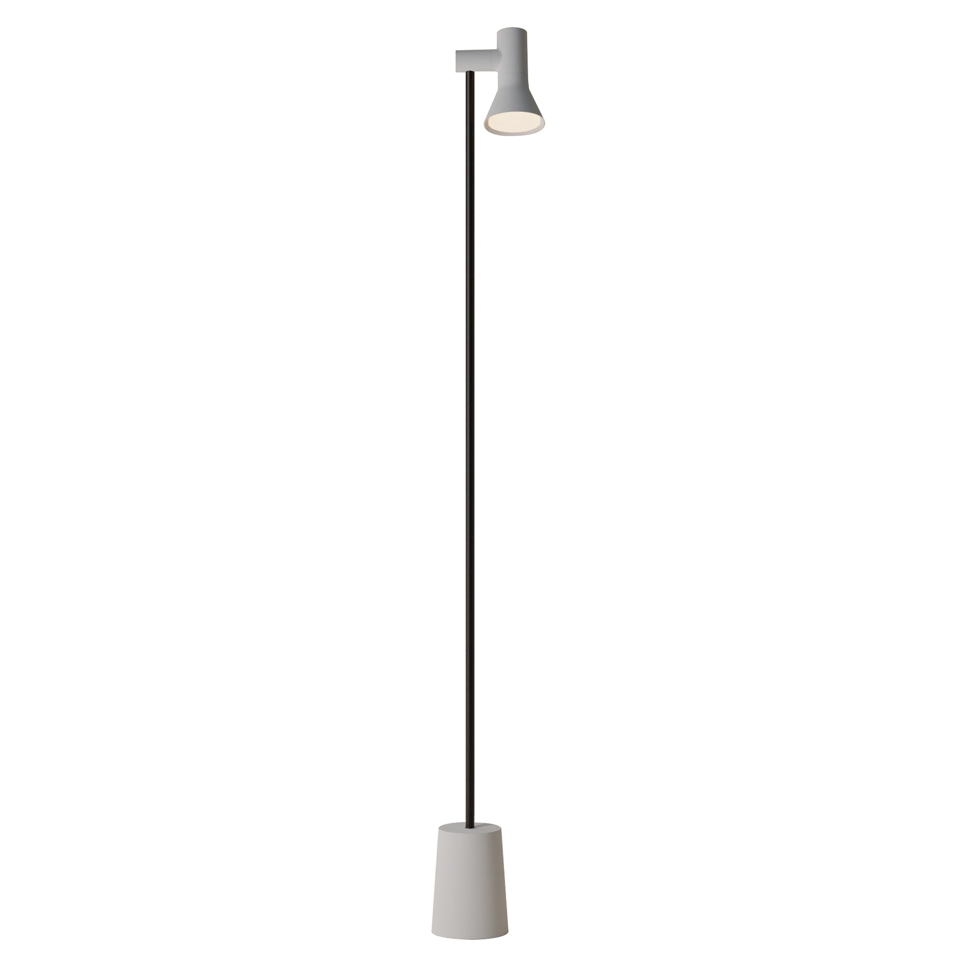 Gallery Floor Light: Mist + Black