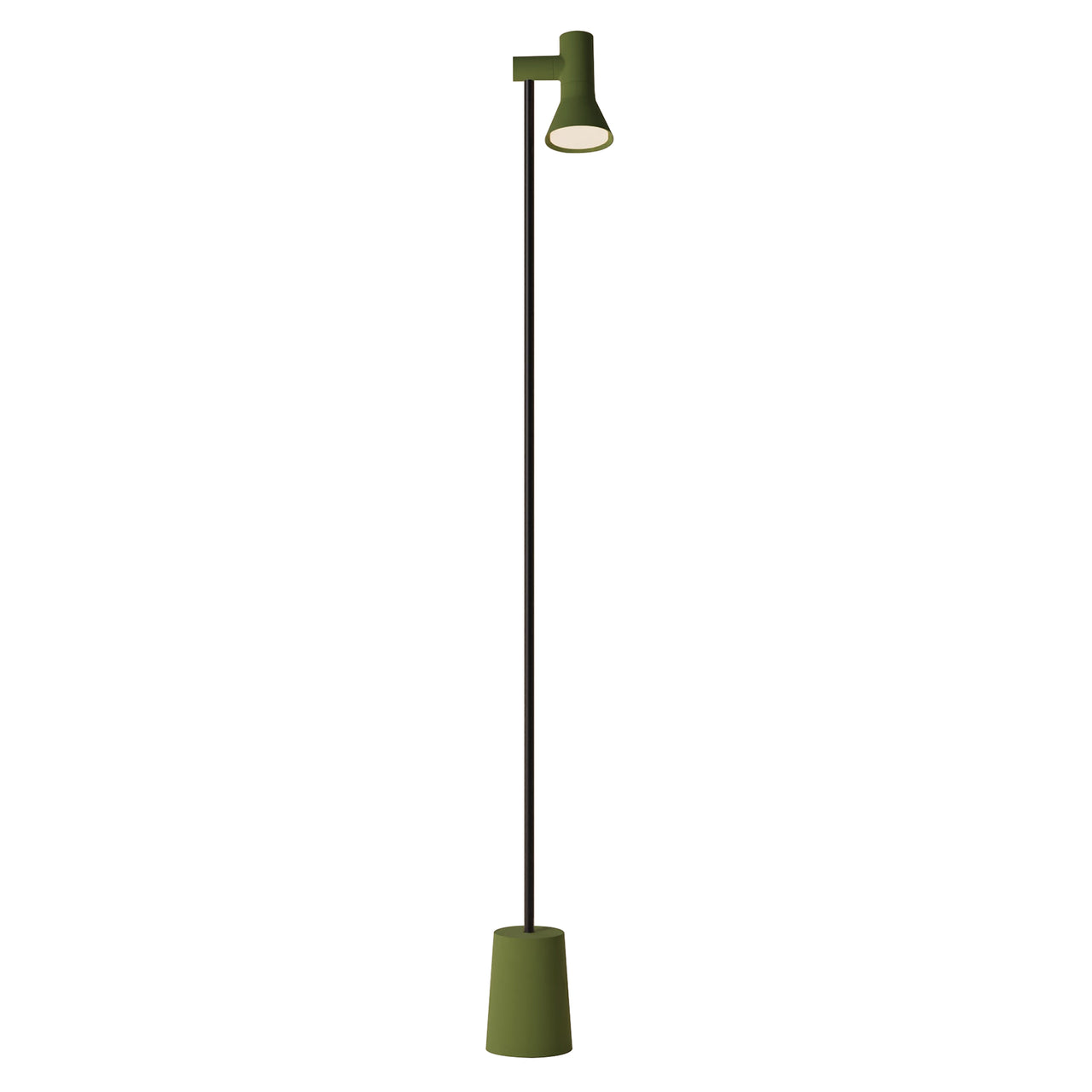 Gallery Floor Light: Olive + Black