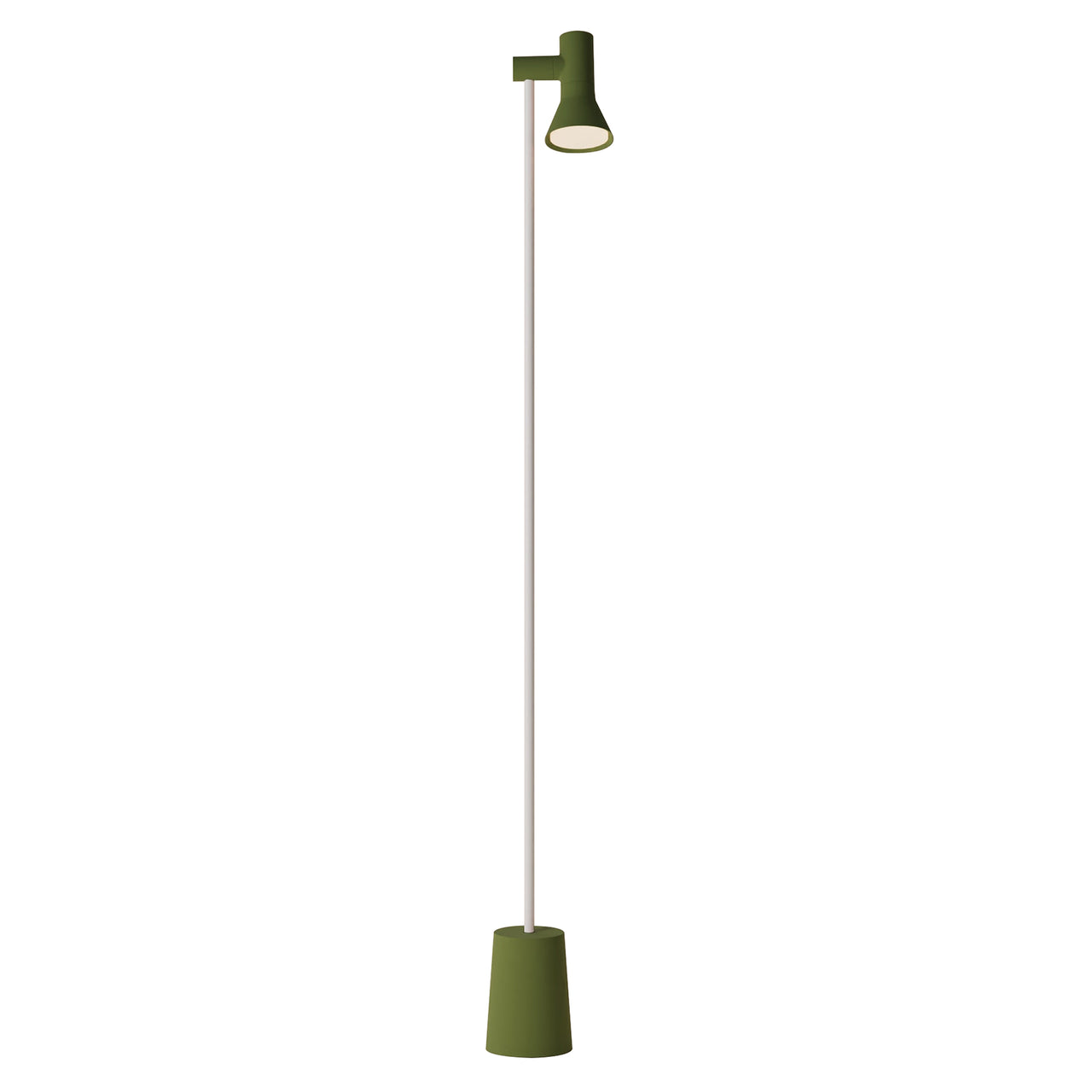 Gallery Floor Light: Olive + White