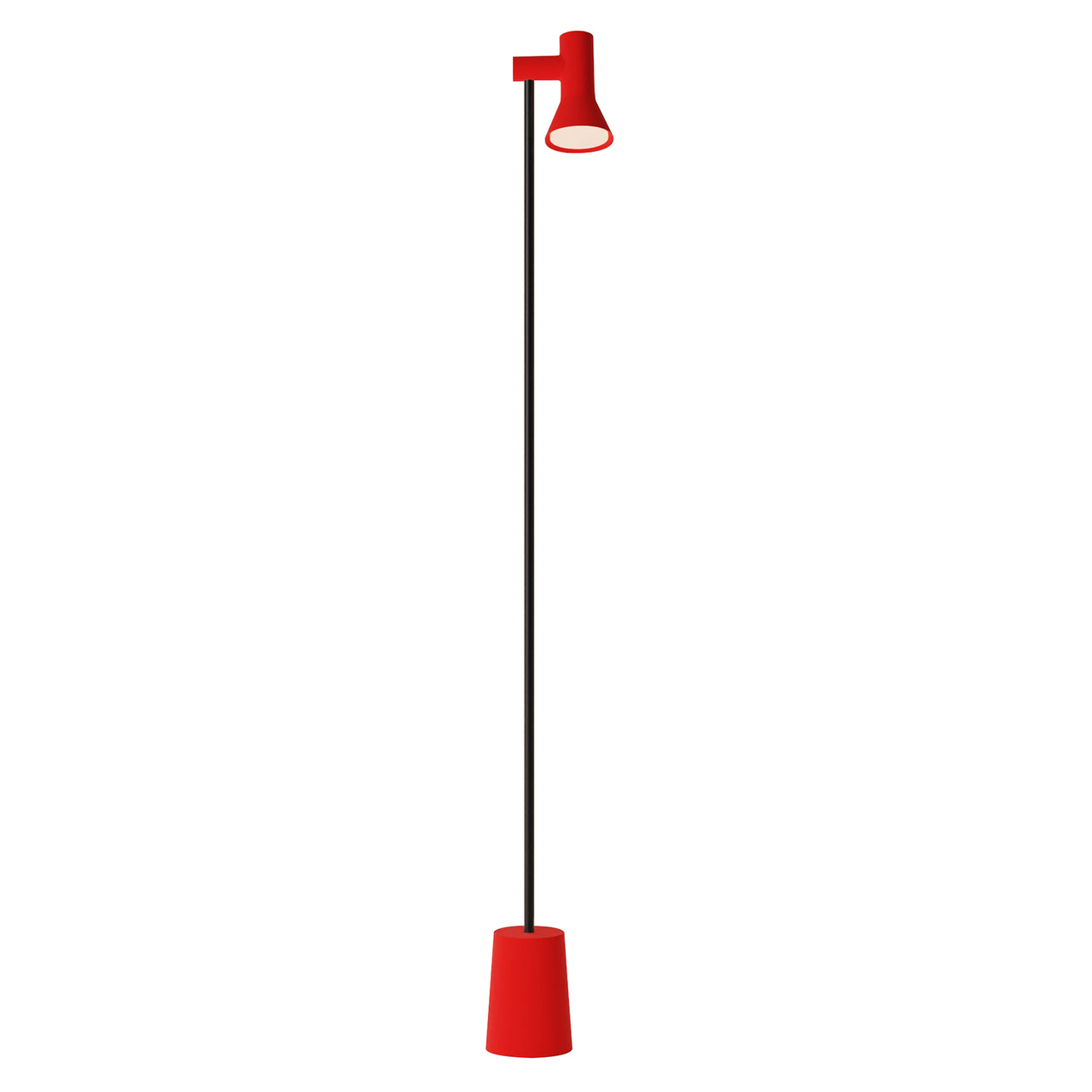 Gallery Floor Light: Poppy + Black