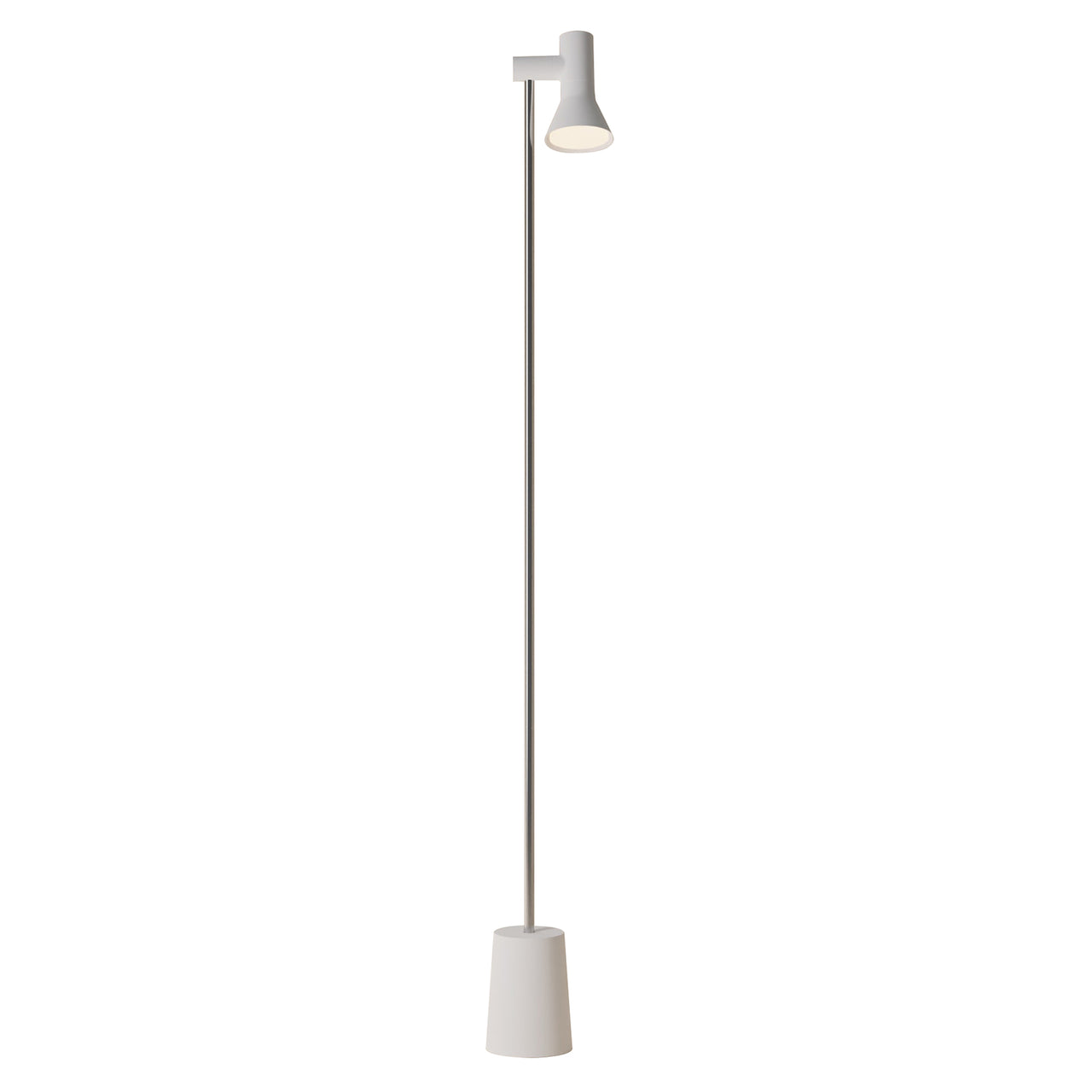 Gallery Floor Light: Snow + Chrome