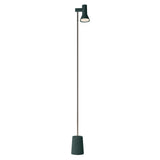 Gallery Floor Light: Spruce + Chrome