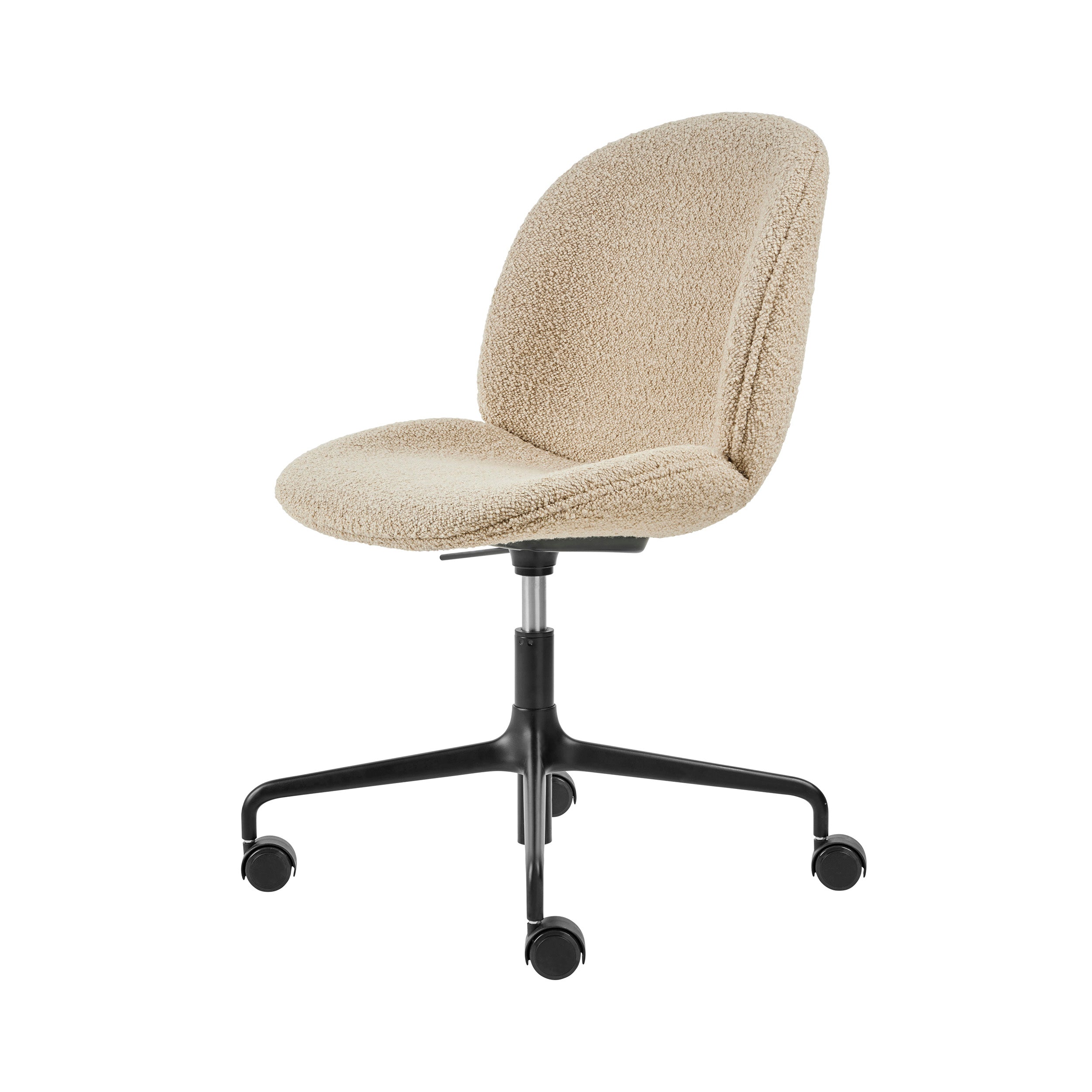 Beetle Adjustable Meeting Chair: 4-Star Base + Full Upholstered + With Castors