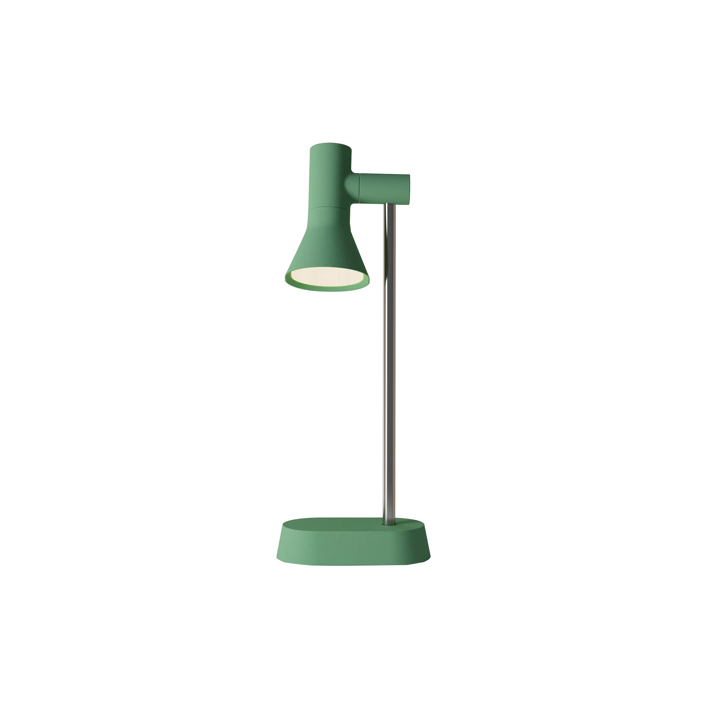 Gallery Task Light: Sage + Chrome