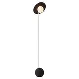Noah Floor Light: Carbon + White