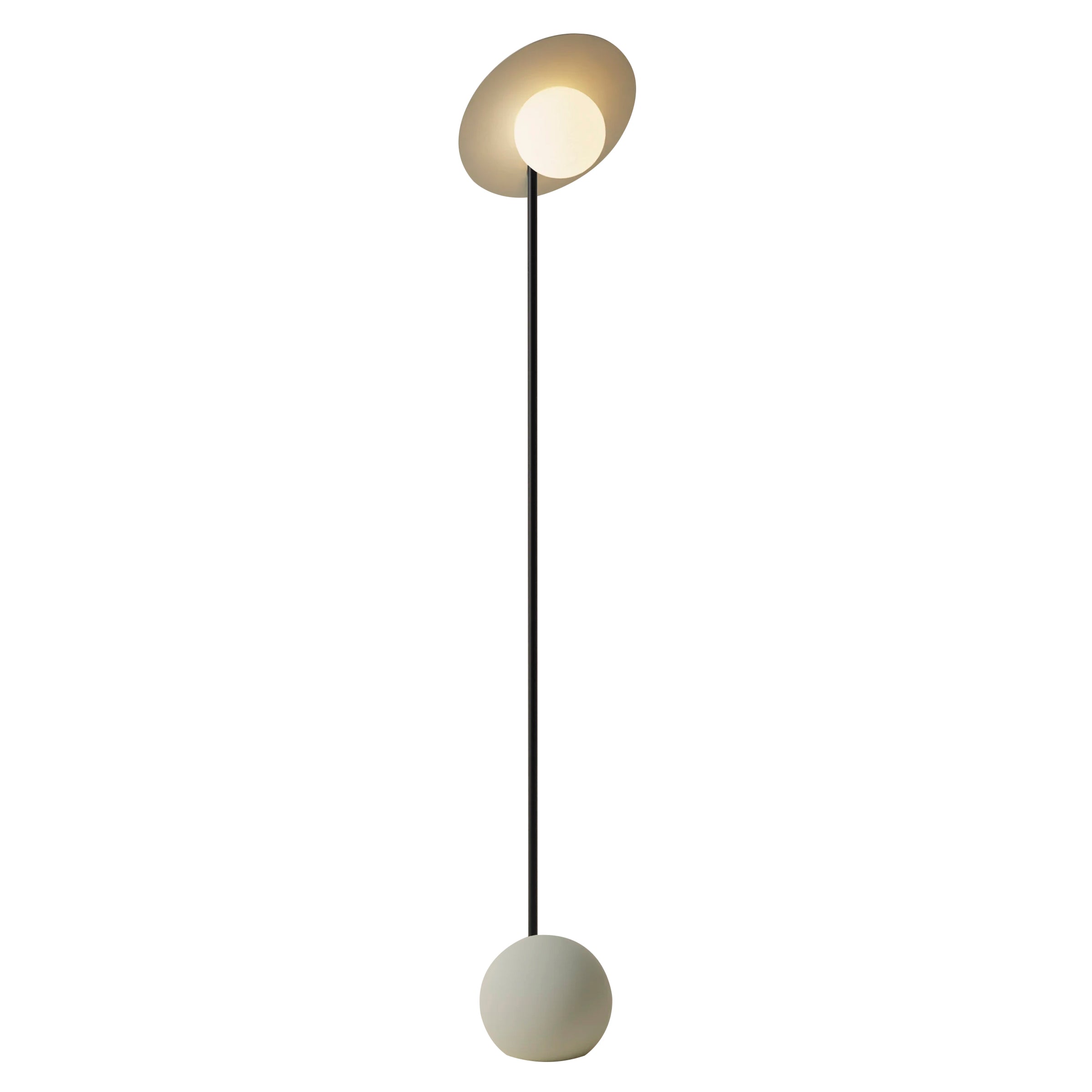 Noah Floor Light: Meadow + Black