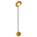 Noah Floor Light: Mustard + Black