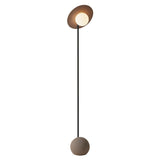 Noah Floor Light: Smoke + Black