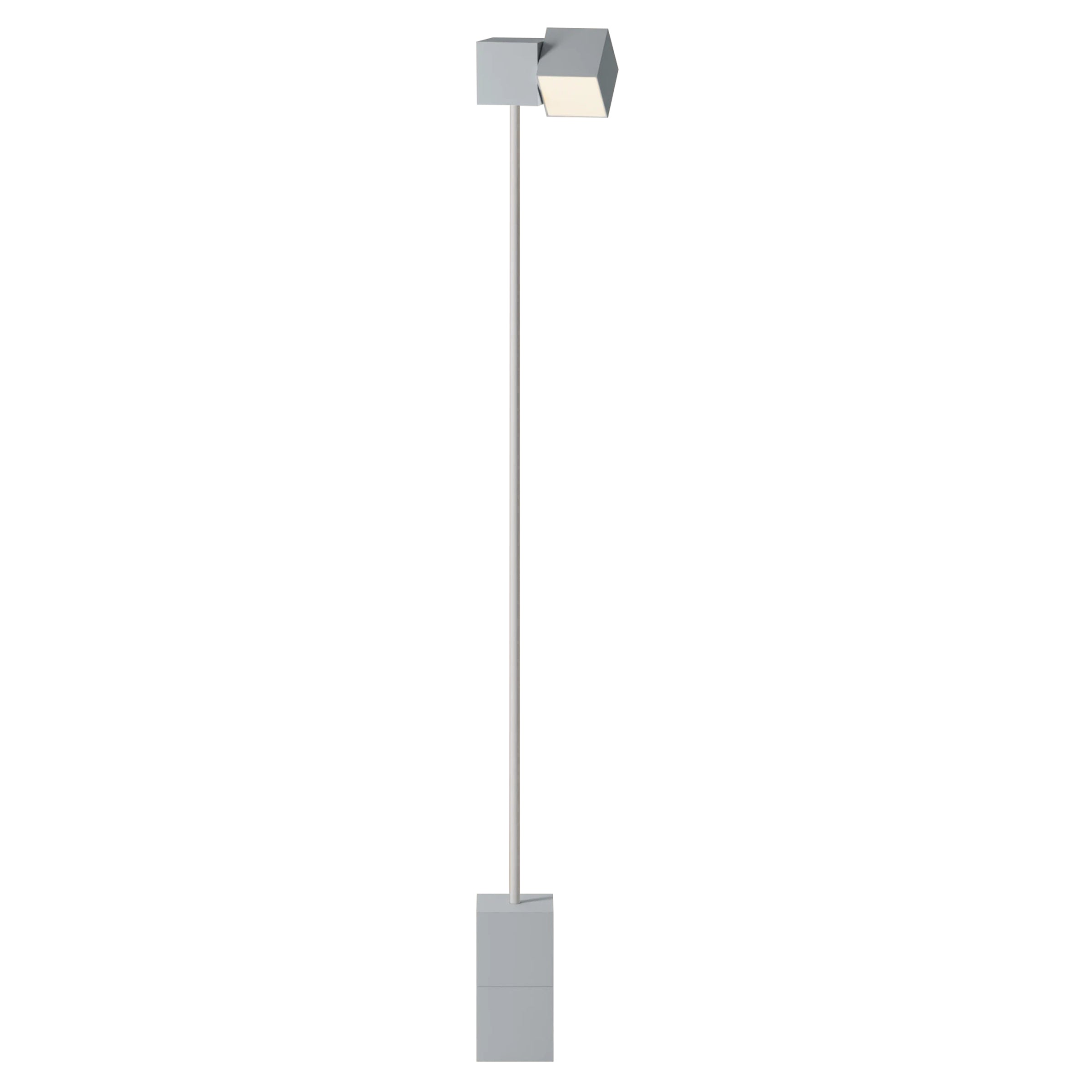 Analog Floor Light: Mist + White