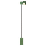Analog Floor Light: Sage + Black