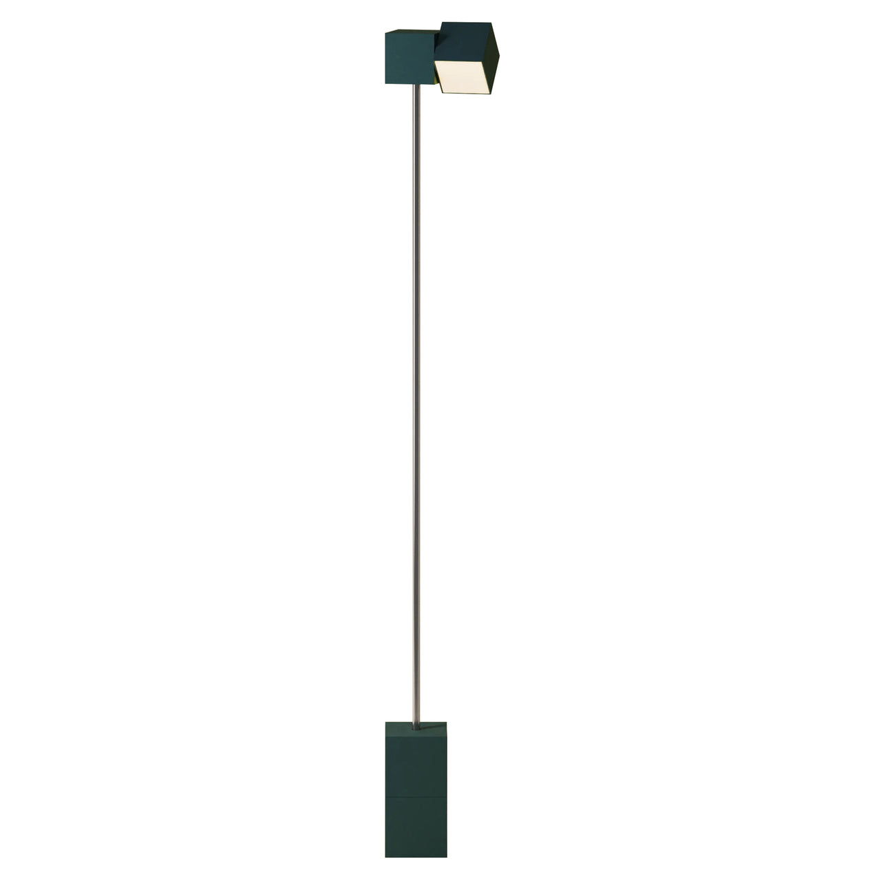 Analog Floor Light: Spruce + Chrome
