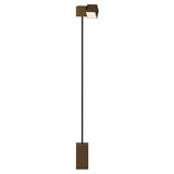 Analog Floor Light: Walnut + Black