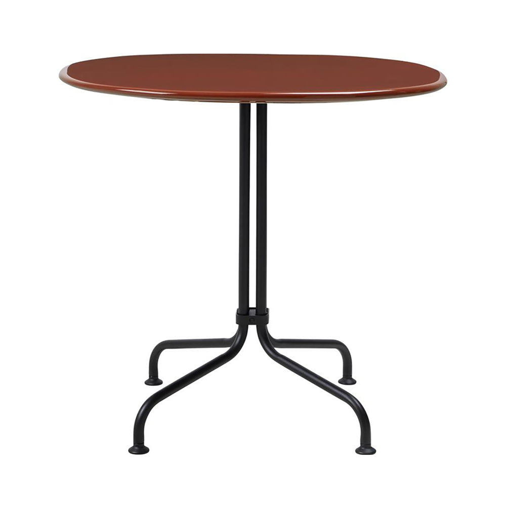 Carmel Bistro Dining Table: Outdoor + Rock Red