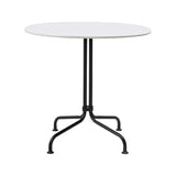 Carmel Bistro Dining Table: Outdoor + Clam White