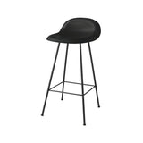 3D Bar + Counter Stool: Hirek Shell + Center Base + Counter + Black