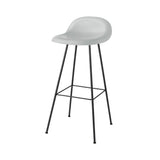 3D Bar + Counter Stool: Hirek Shell + Center Base + Bar + Lunar Grey