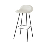 3D Bar + Counter Stool: Hirek Shell + Center Base + Bar + Alabaster White