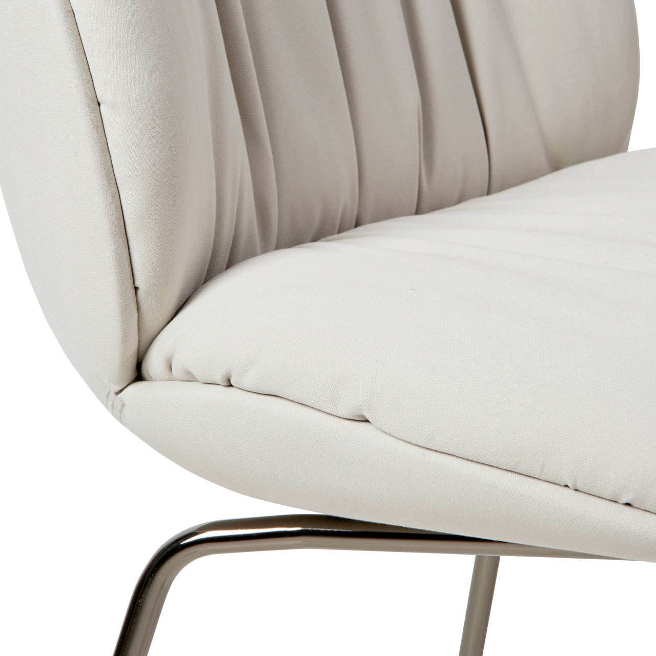 Beetle Soft Dining Chair: Conic Base + Fully Upholstered
