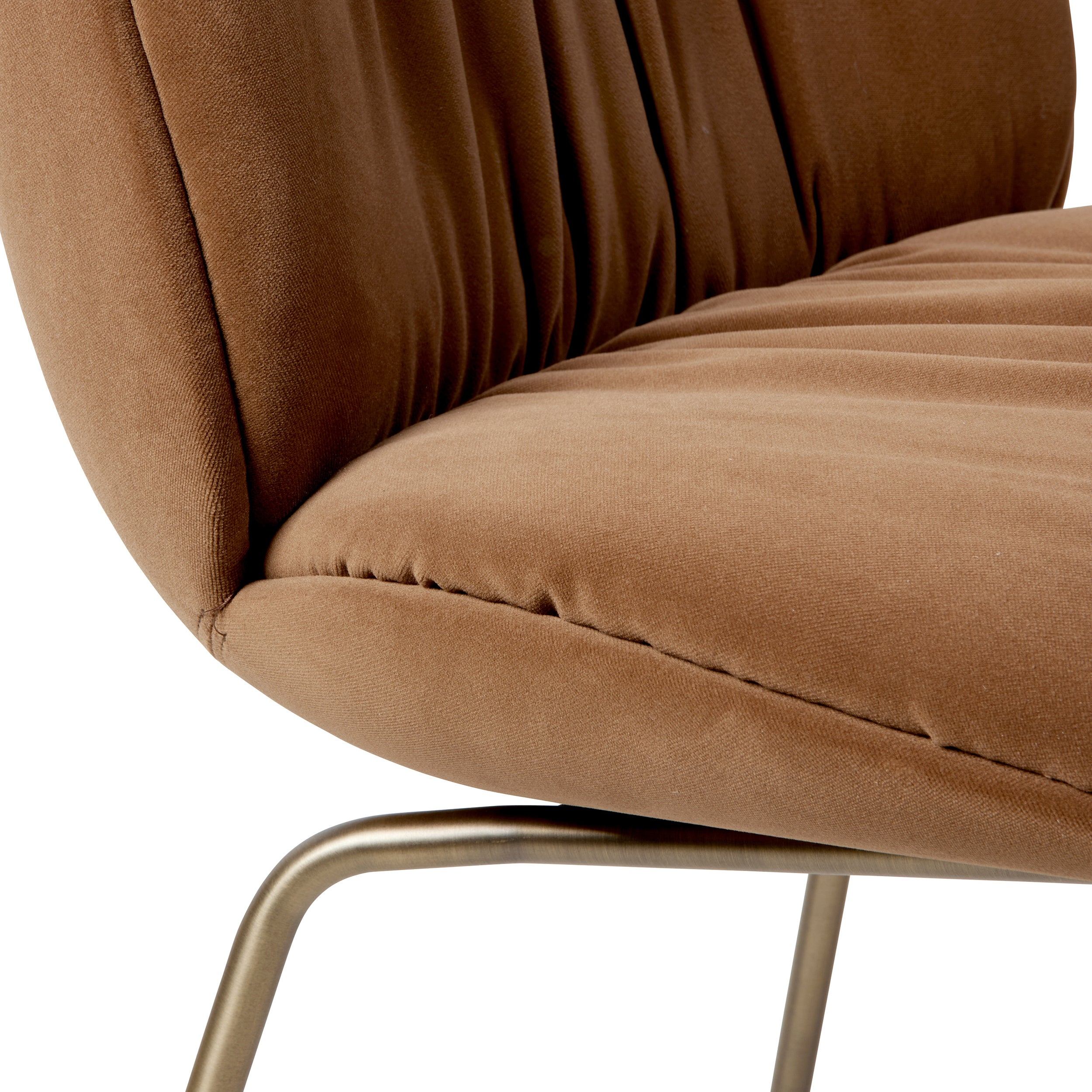 Beetle Soft Dining Chair: Conic Base + Fully Upholstered