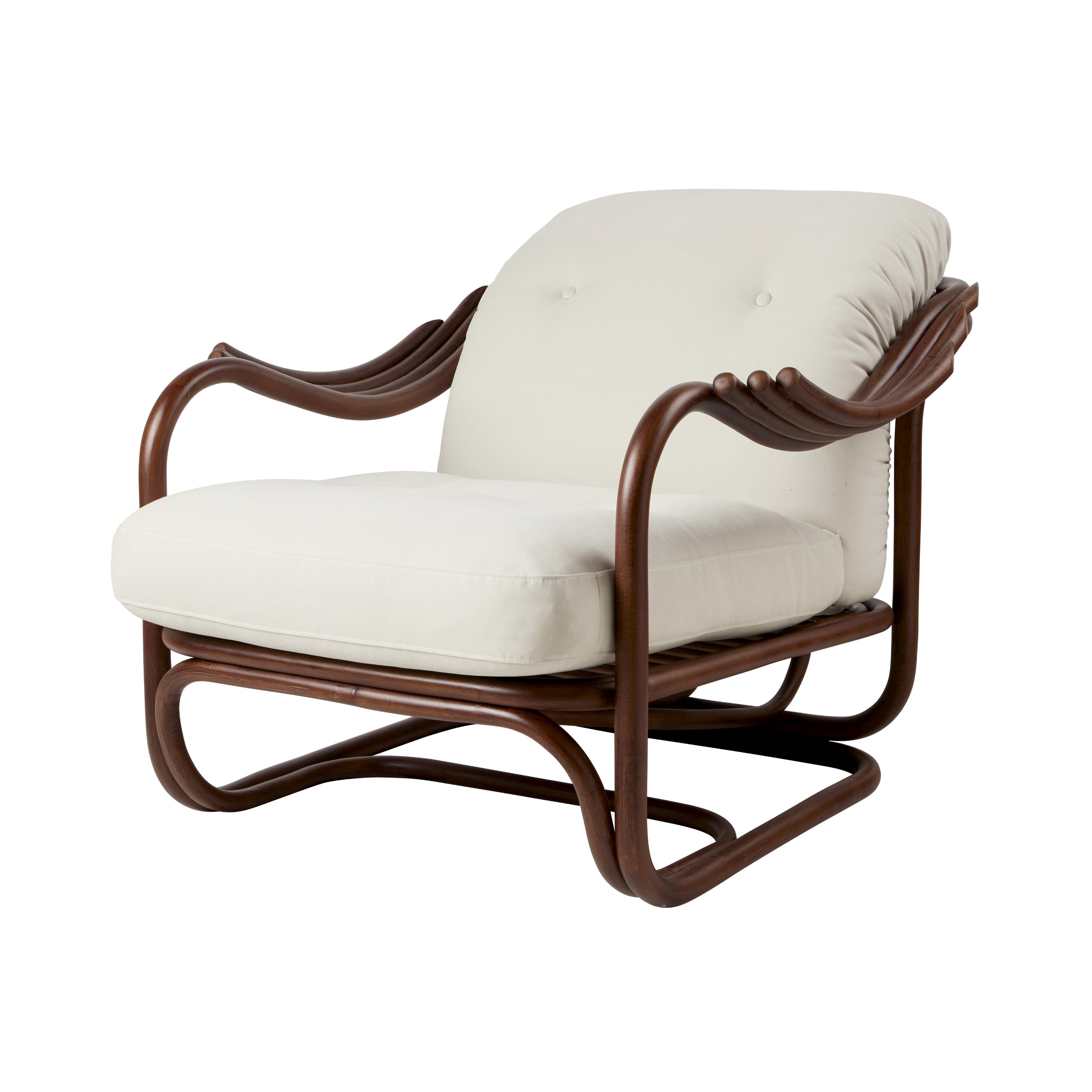 Poltrona Tria Lounge Chair: Fully Upholstered
