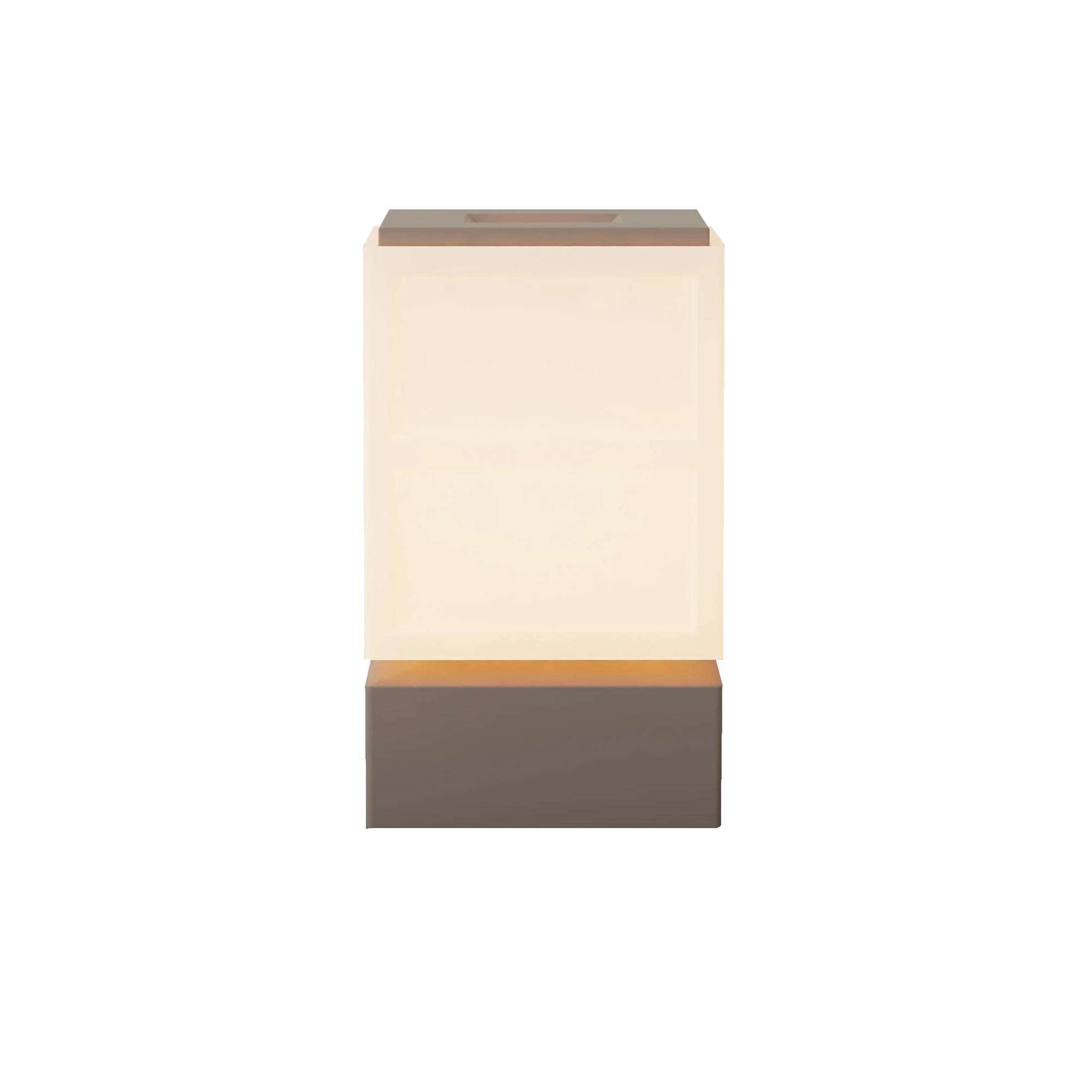 Zen Compact Table Light: Smoke