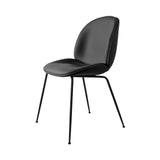 Beetle Dining Chair: Conic Base + Fully Upholstered + Black Matt + Davenport 1112