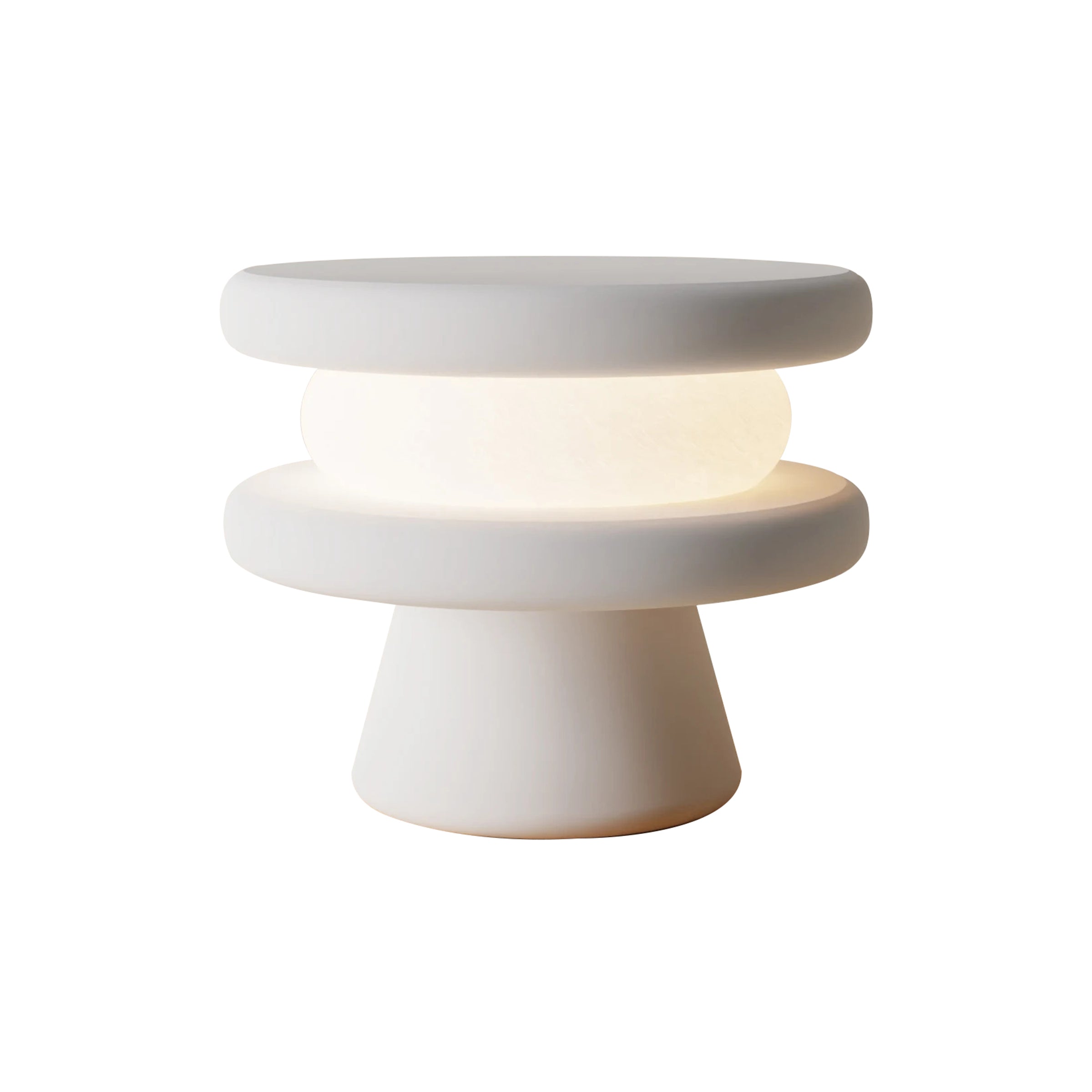 Macaron Table Light: Snow