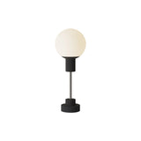 Rossi Table Light: Carbon + Chrome