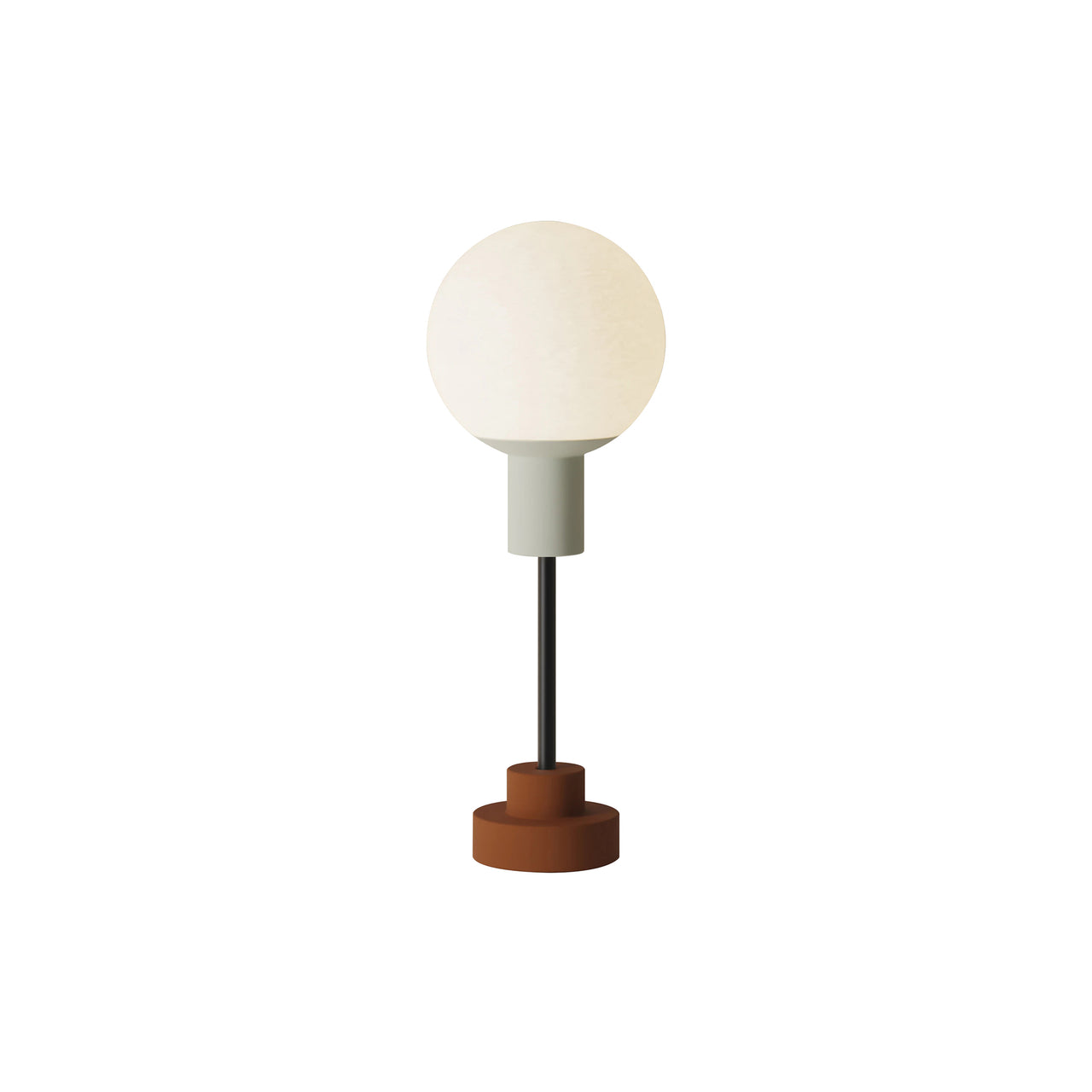 Rossi Table Light: Meadow + Sedona + Black