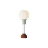 Rossi Table Light: Meadow + Sedona + Chrome