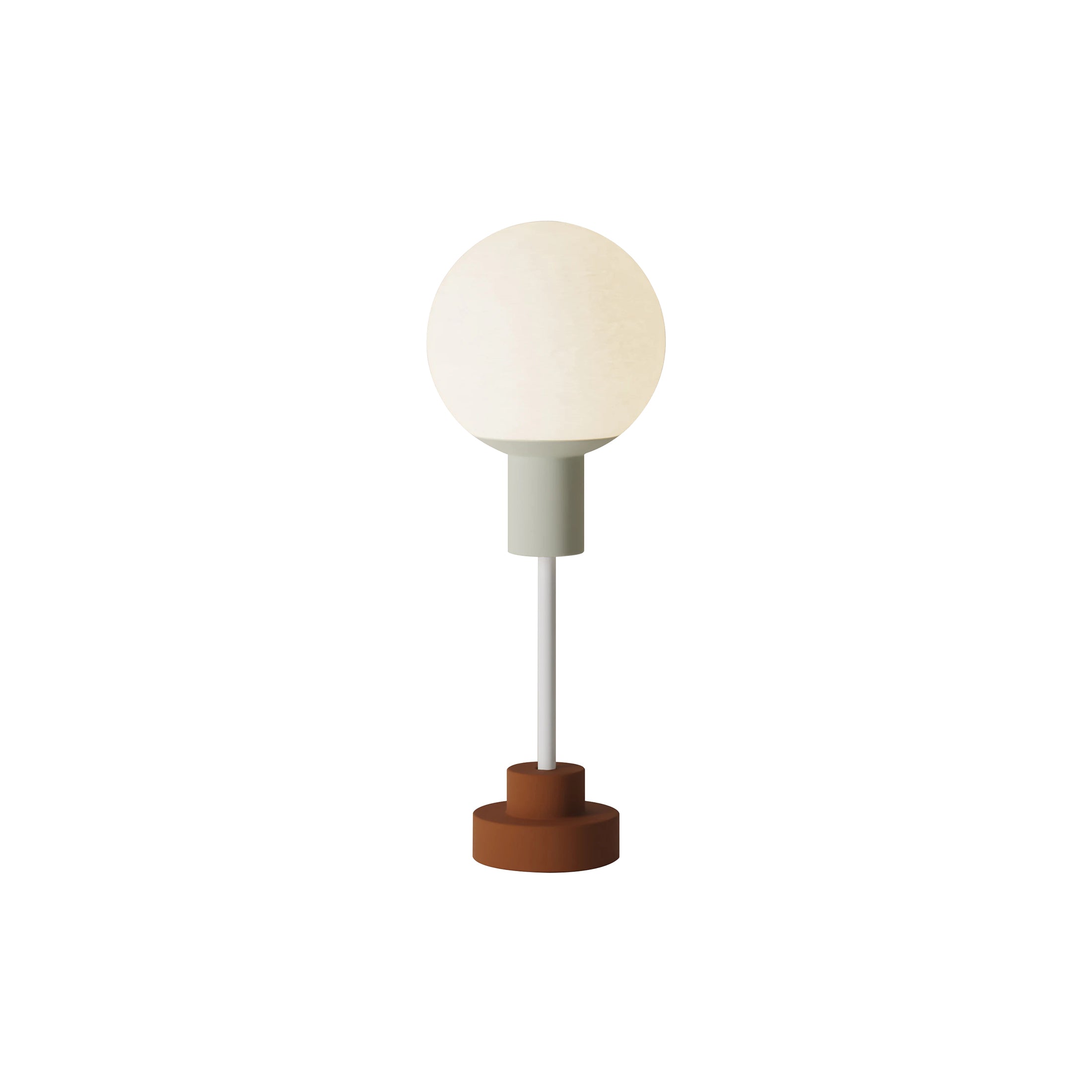 Rossi Table Light: Meadow + Sedona + White