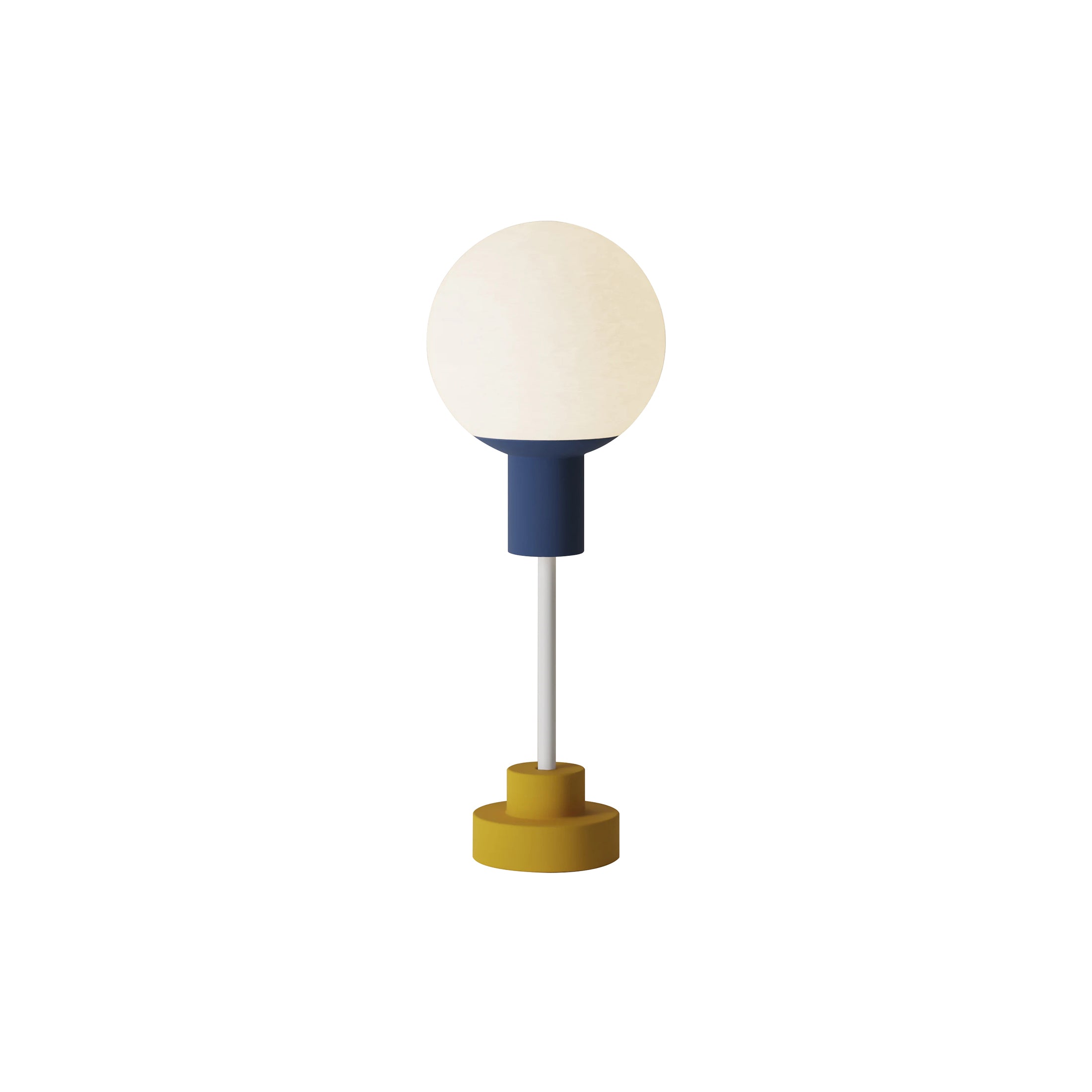 Rossi Table Light: Midnight + Mustard + White