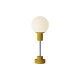 Rossi Table Light: Mustard + Chrome