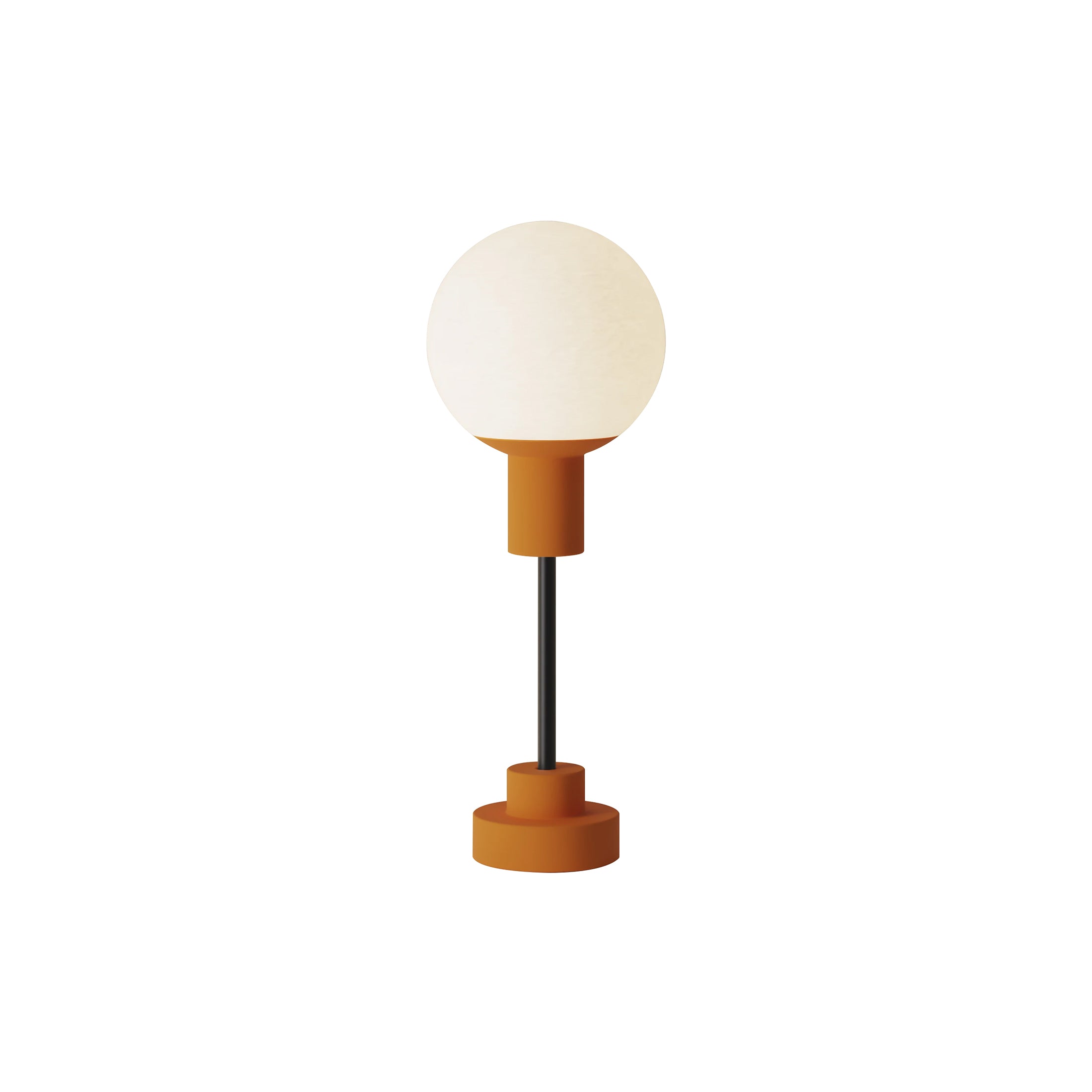 Rossi Table Light: Persimmon + Black