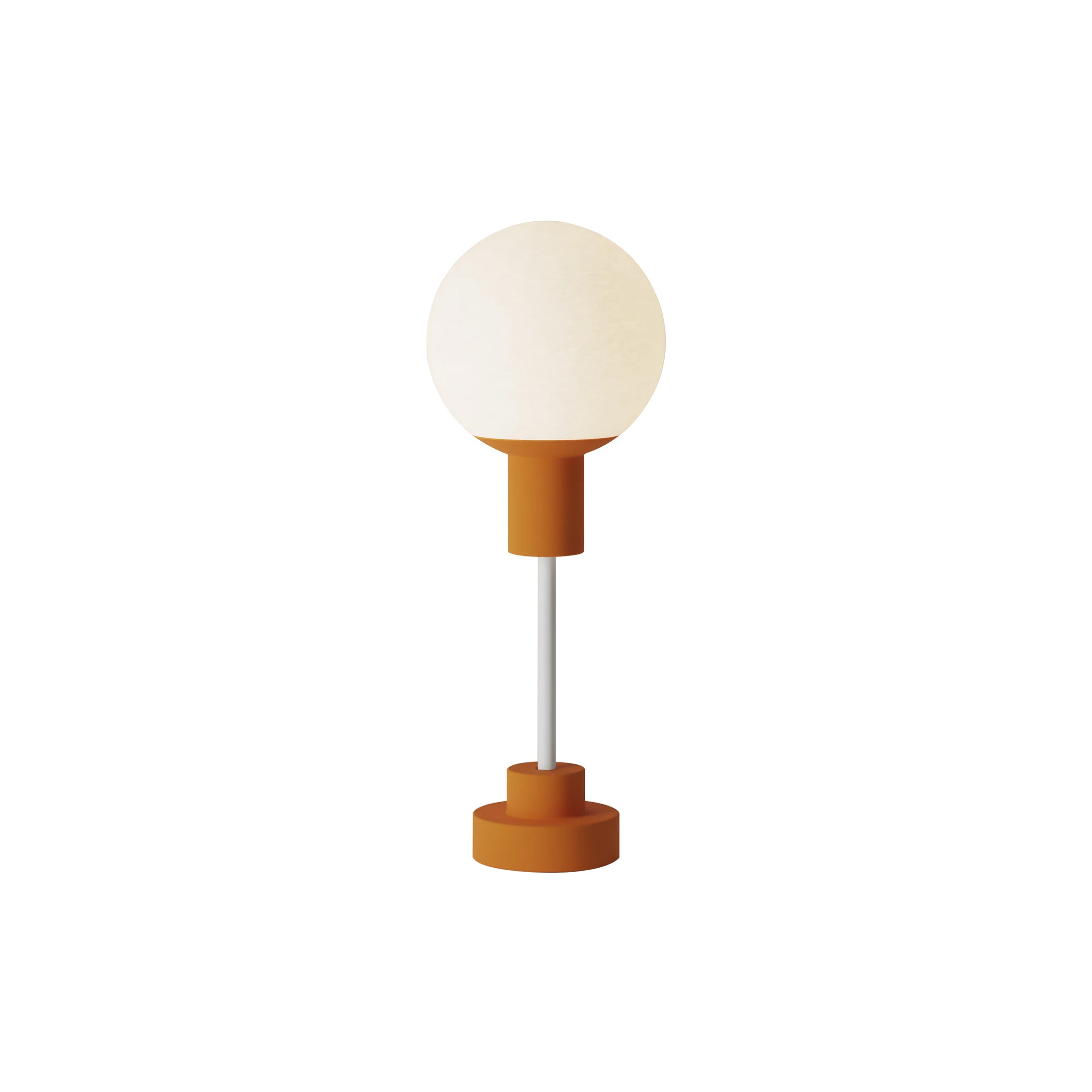 Rossi Table Light: Persimmon + White