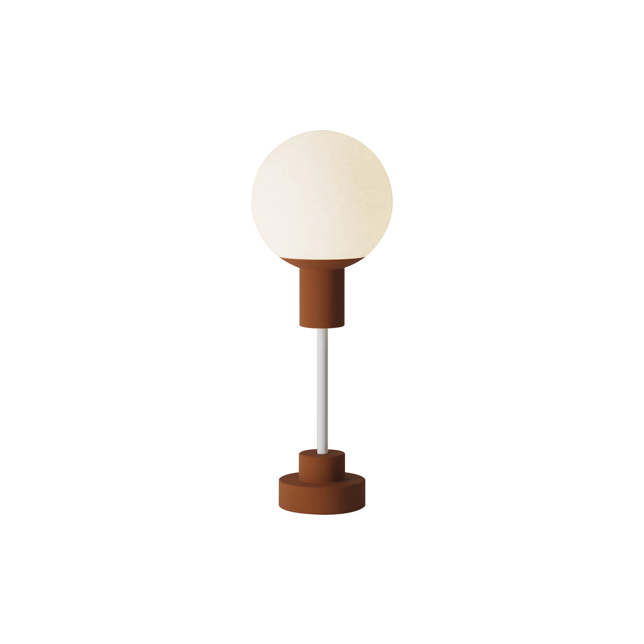 Rossi Table Light: Sedona + White