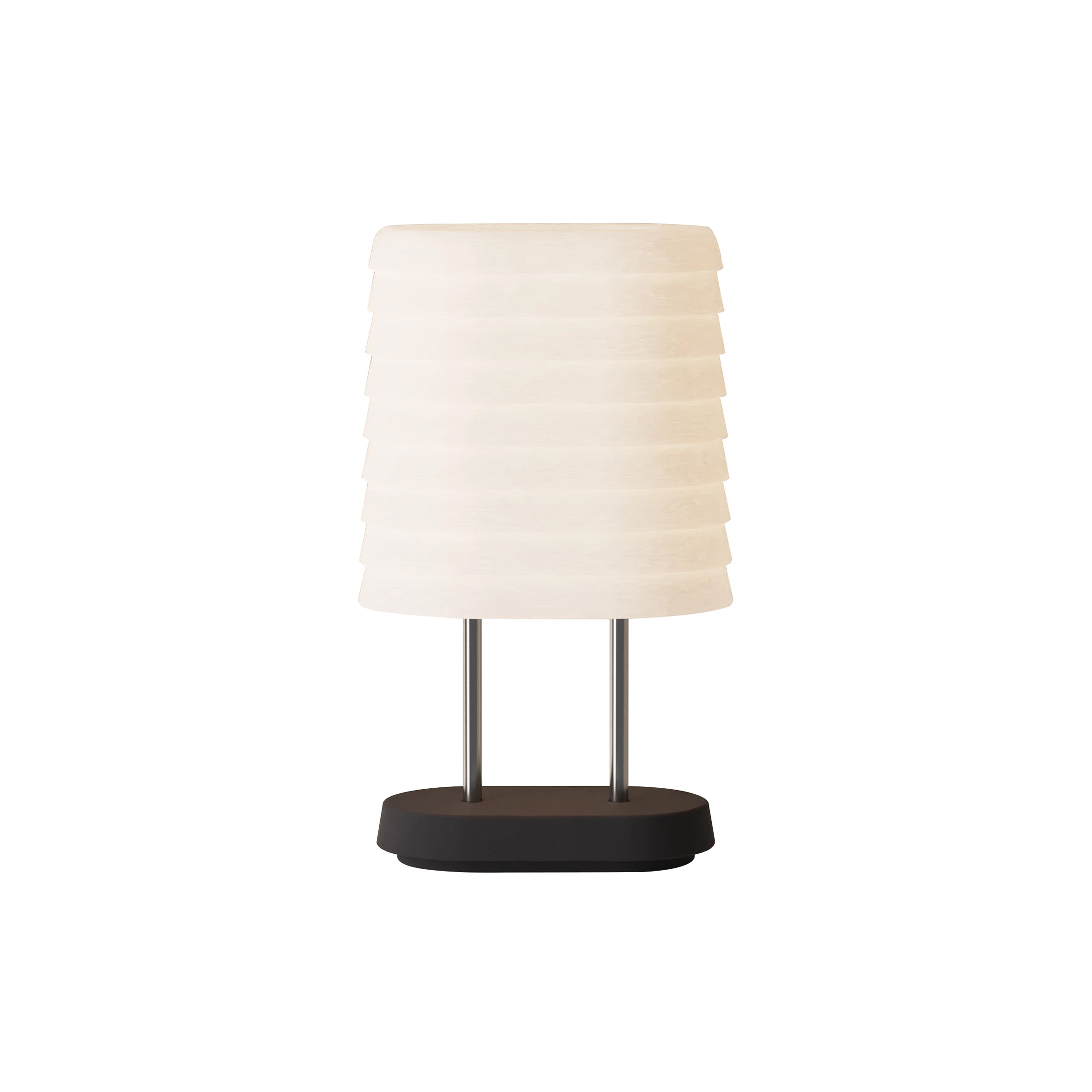 Persiana Table Light: Carbon + Chrome