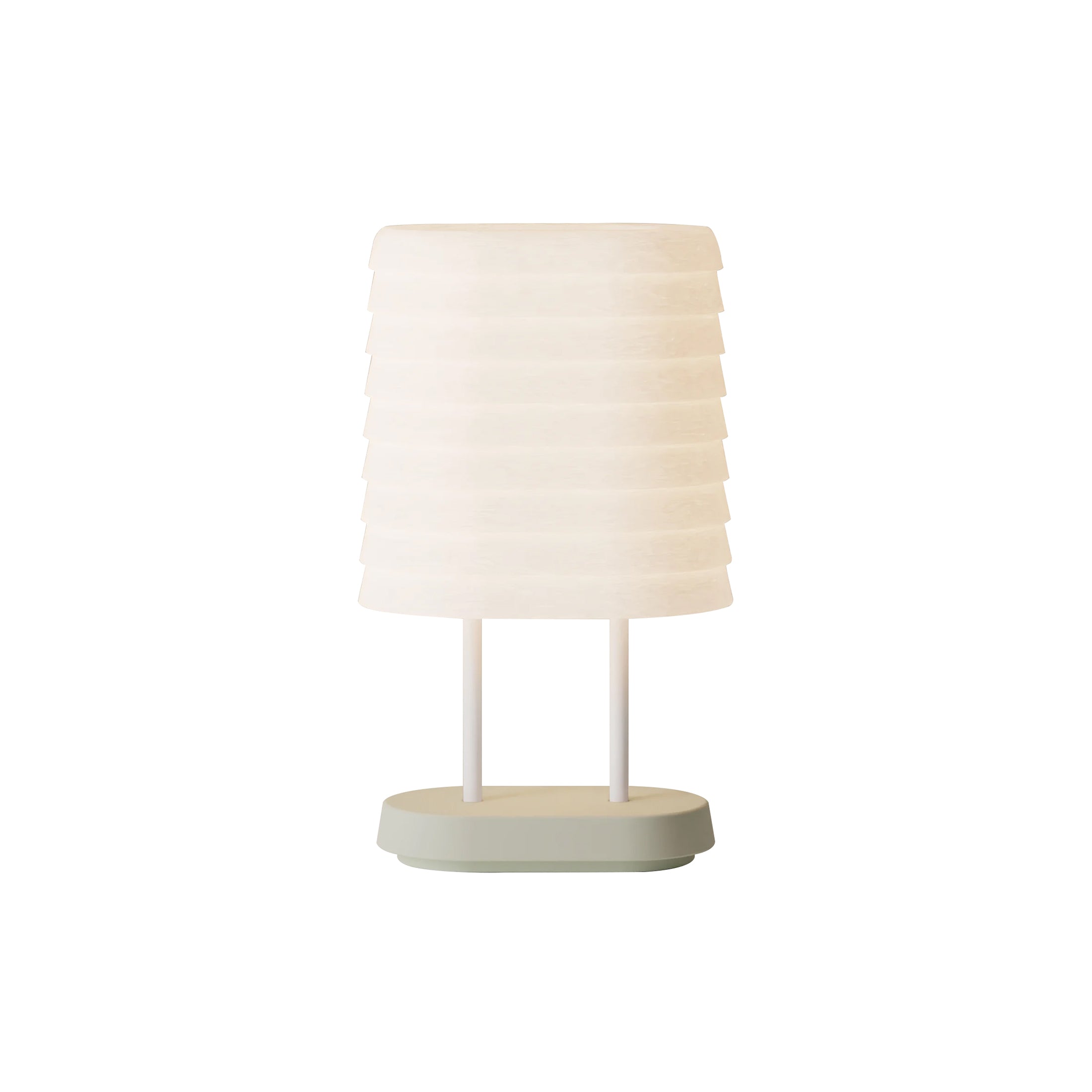 Persiana Table Light: Meadow + White