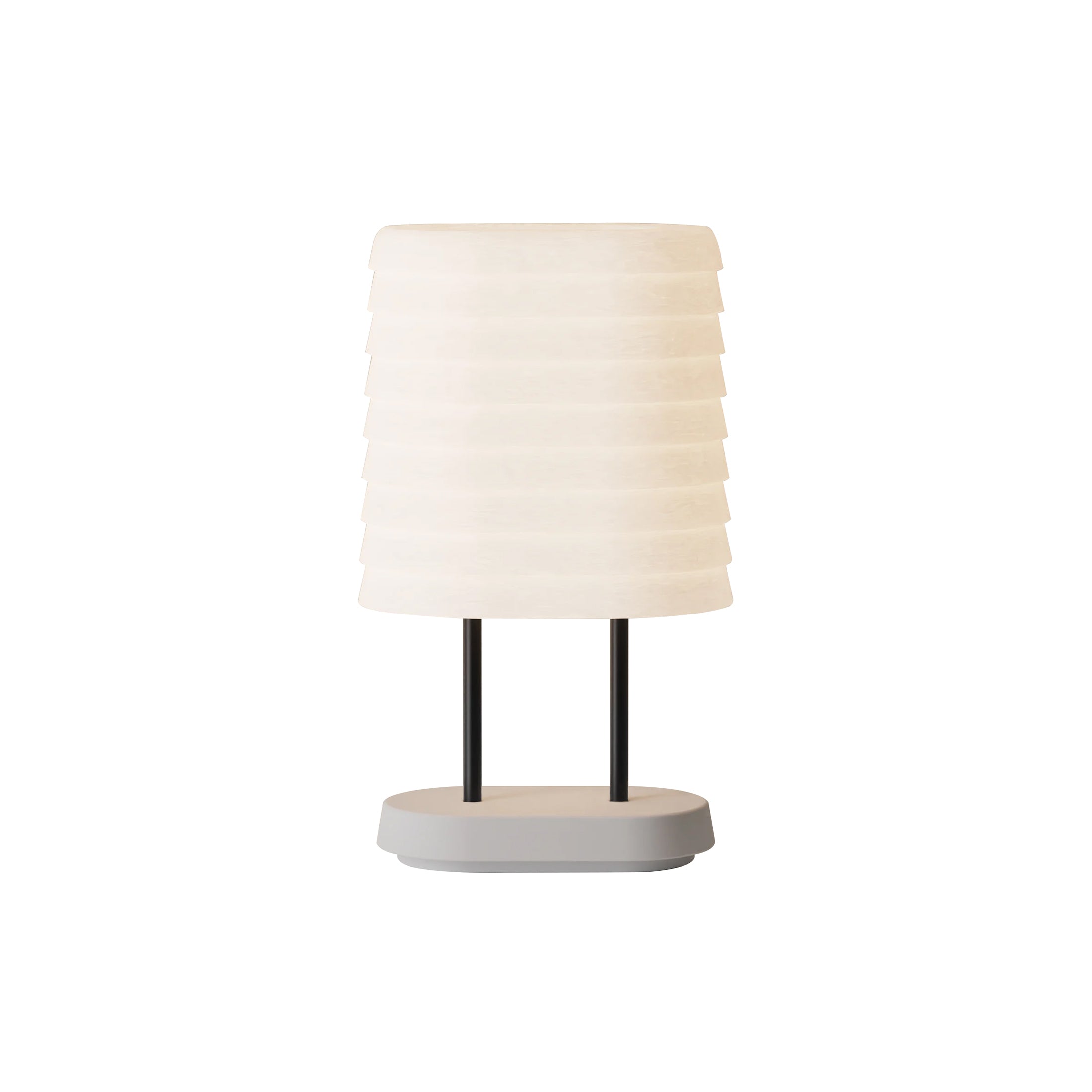 Persiana Table Light: Mist + Black