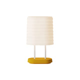 Persiana Table Light: Mustard + White