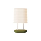 Persiana Table Light: Olive + White