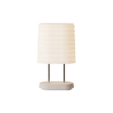 Persiana Table Light: Stone + Chrome