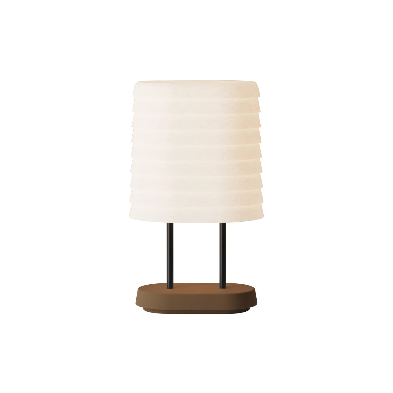 Persiana Table Light: Walnut+ Black
