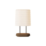 Persiana Table Light: Walnut + Chrome