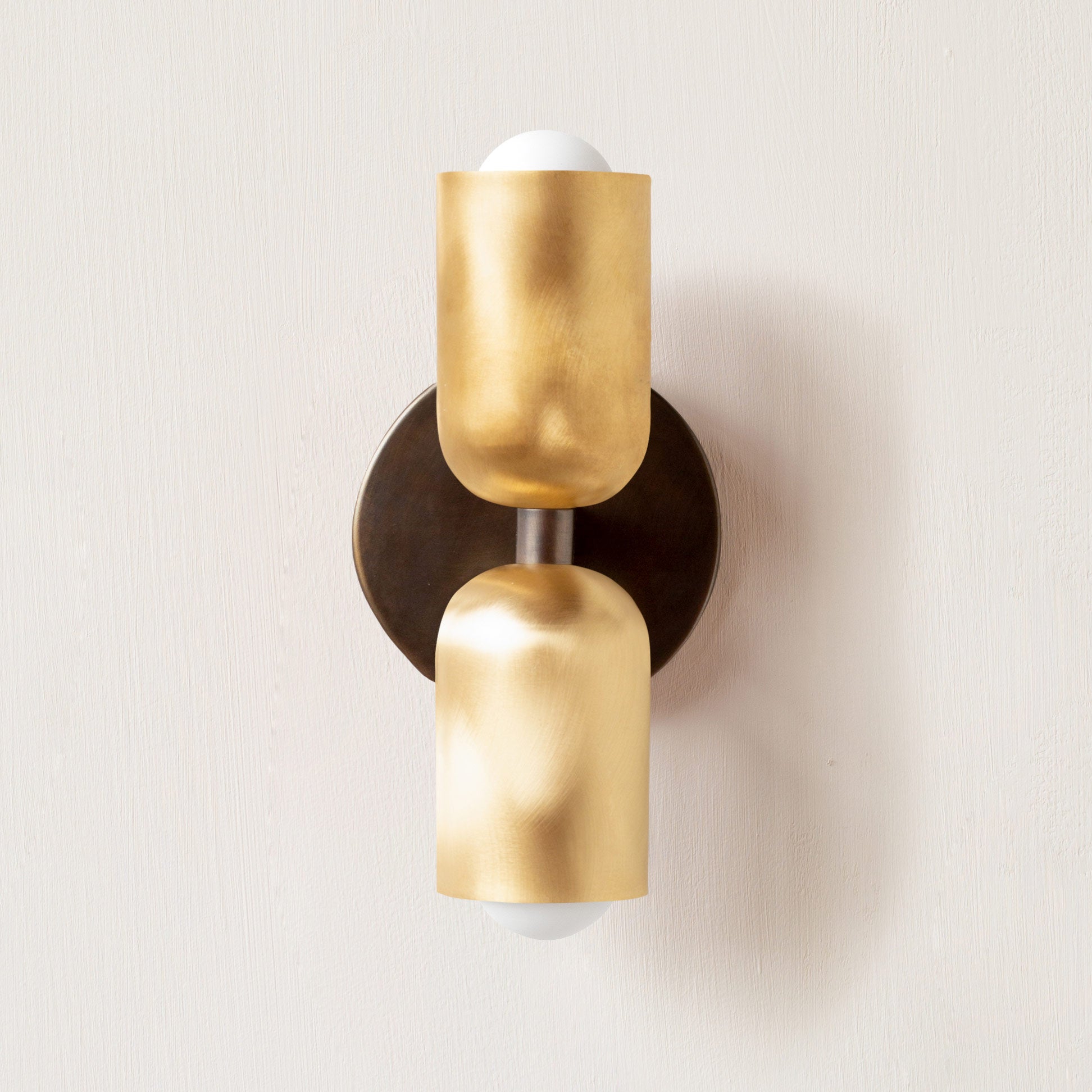 Brass Up Down Sconce: Slim