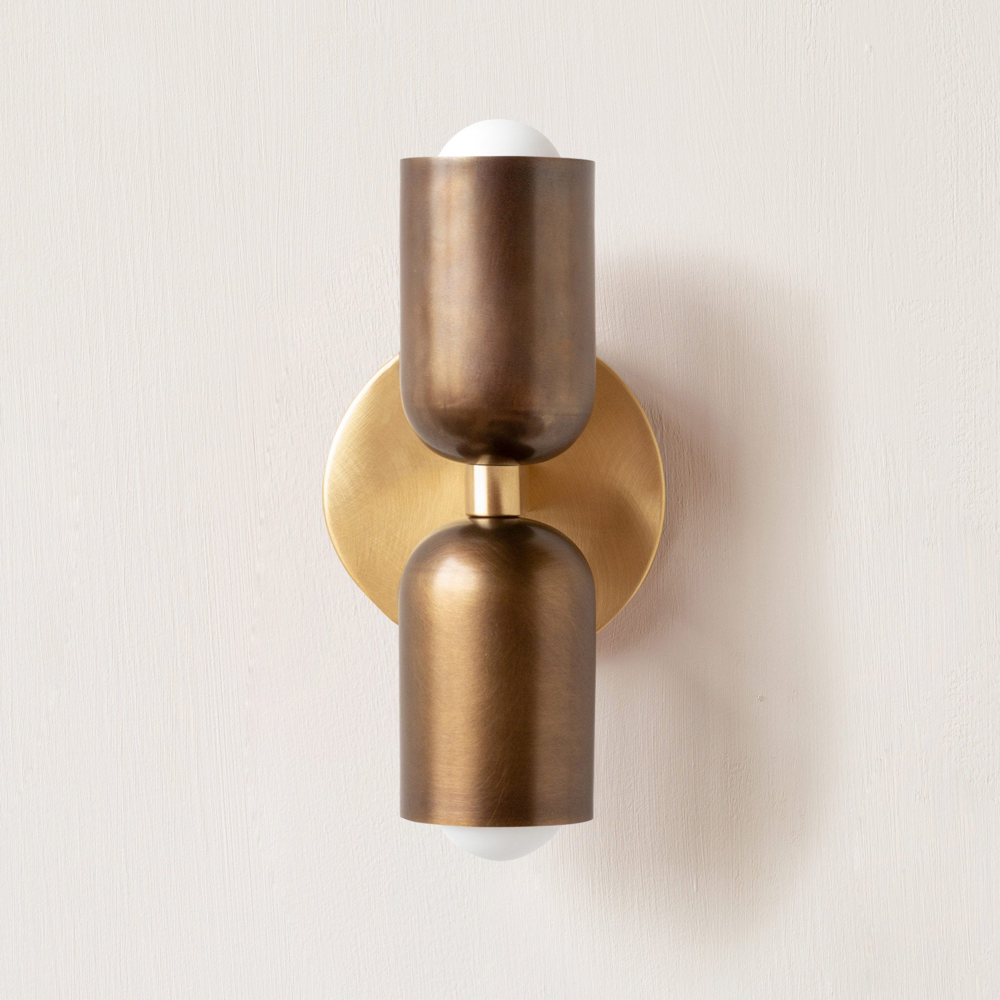 Brass Up Down Sconce: Slim