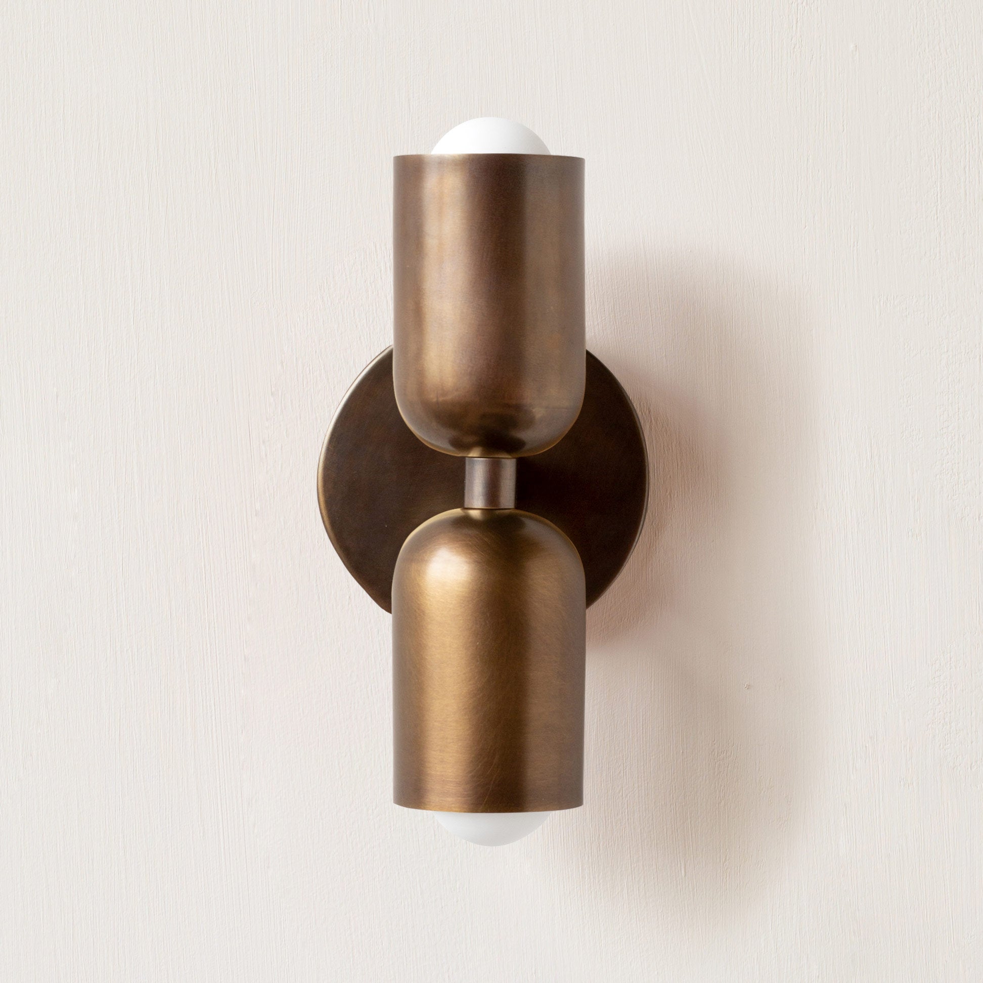 Brass Up Down Sconce: Slim