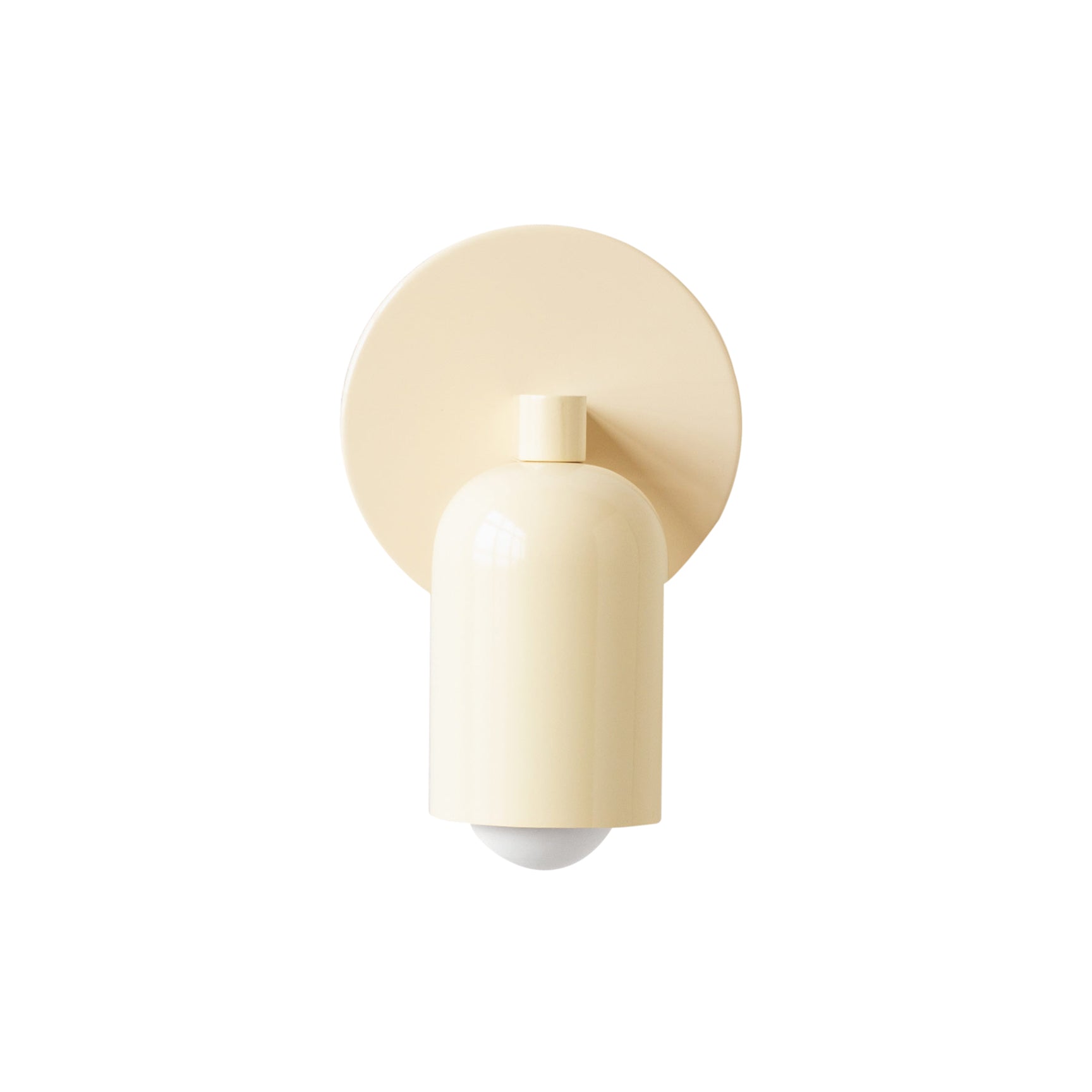 Fixed Down Sconce: Slim + Bone