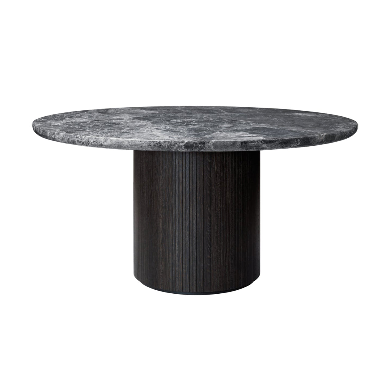 Moon Round Dining Table: Marble Top + Large - 59.1